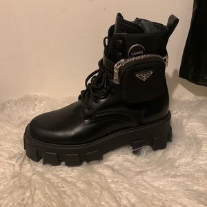Prada Combat Boots